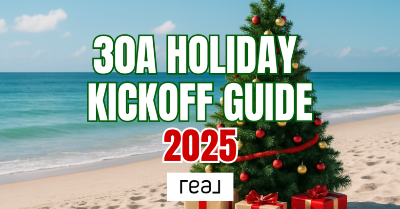 30A Holiday Kickoff Guide: Seaside & Rosemary Beach Events 2025